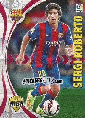 Sticker Sergi Roberto - Liga BBVA 2015-2016. Megacracks - Panini