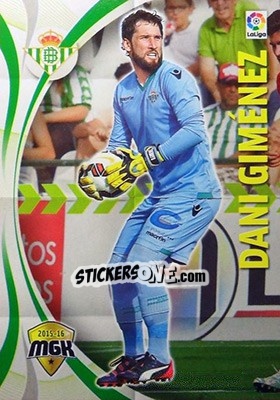 Sticker Dani Giménez - Liga BBVA 2015-2016. Megacracks - Panini