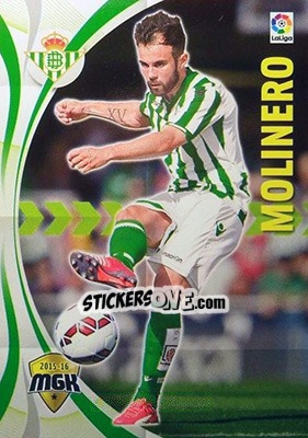 Sticker Molinero - Liga BBVA 2015-2016. Megacracks n. 86 - Panini