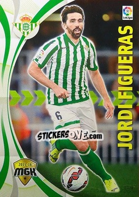 Sticker Jordi Figueras - Liga BBVA 2015-2016. Megacracks - Panini