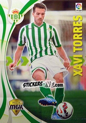 Figurina Xavi Torres - Liga BBVA 2015-2016. Megacracks - Panini