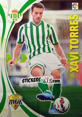 Sticker Xavi Torres - Liga BBVA 2015-2016. Megacracks n. 93 - Panini
