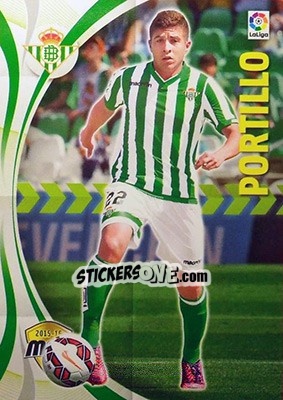 Sticker Portillo - Liga BBVA 2015-2016. Megacracks - Panini