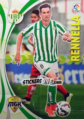 Sticker Rennella - Liga BBVA 2015-2016. Megacracks - Panini