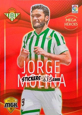 Sticker Jorge Molina - Liga BBVA 2015-2016. Megacracks - Panini