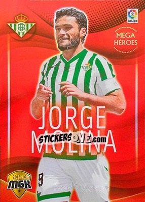 Sticker Jorge Molina - Liga BBVA 2015-2016. Megacracks n. 106 - Panini