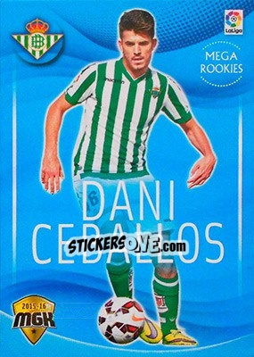 Sticker Dani Ceballos - Liga BBVA 2015-2016. Megacracks n. 108 - Panini