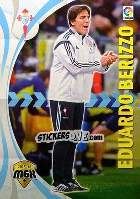 Sticker Eduardo Berizzo - Liga BBVA 2015-2016. Megacracks - Panini