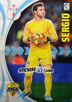 Sticker Sergio - Liga BBVA 2015-2016. Megacracks n. 111 - Panini