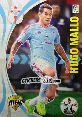 Sticker Hugo Mallo - Liga BBVA 2015-2016. Megacracks - Panini