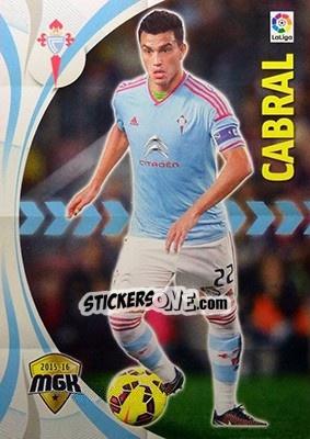 Sticker Cabral - Liga BBVA 2015-2016. Megacracks - Panini