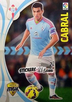 Sticker Cabral - Liga BBVA 2015-2016. Megacracks n. 114 - Panini