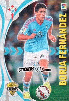 Figurina Borja Fernández - Liga BBVA 2015-2016. Megacracks - Panini