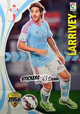 Sticker Larrivey - Liga BBVA 2015-2016. Megacracks n. 128 - Panini