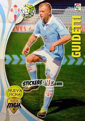Sticker Guidetti - Liga BBVA 2015-2016. Megacracks n. 128bis - Panini