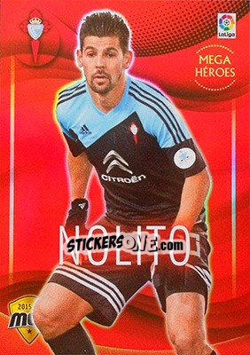 Sticker Nolito - Liga BBVA 2015-2016. Megacracks - Panini