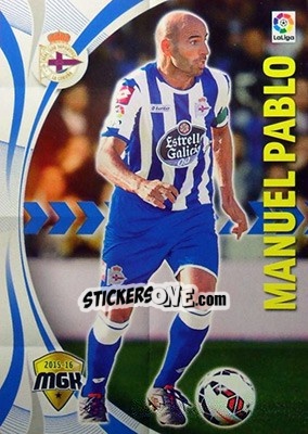 Sticker Manuel Pablo - Liga BBVA 2015-2016. Megacracks - Panini