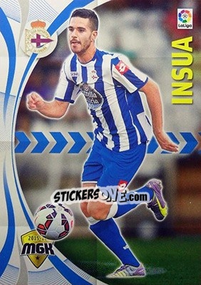 Sticker Insua - Liga BBVA 2015-2016. Megacracks - Panini
