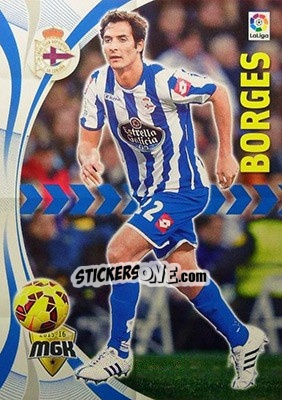 Figurina Borges - Liga BBVA 2015-2016. Megacracks n. 147 - Panini