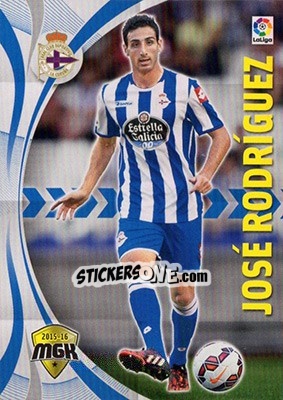 Sticker José Rodríguez - Liga BBVA 2015-2016. Megacracks n. 150 - Panini