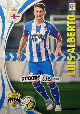 Sticker Luis Alberto - Liga BBVA 2015-2016. Megacracks n. 154 - Panini