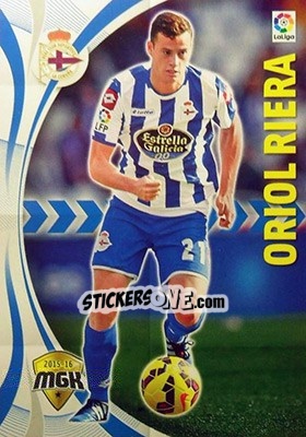 Sticker Oriol Riera - Liga BBVA 2015-2016. Megacracks - Panini