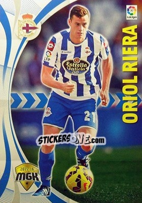 Sticker Oriol Riera - Liga BBVA 2015-2016. Megacracks n. 155 - Panini