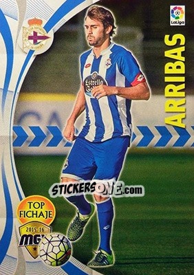 Sticker Arribas - Liga BBVA 2015-2016. Megacracks - Panini