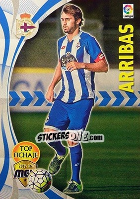 Sticker Arribas - Liga BBVA 2015-2016. Megacracks n. 157 - Panini