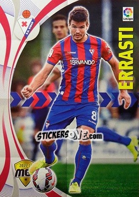 Cromo Errasti - Liga BBVA 2015-2016. Megacracks - Panini