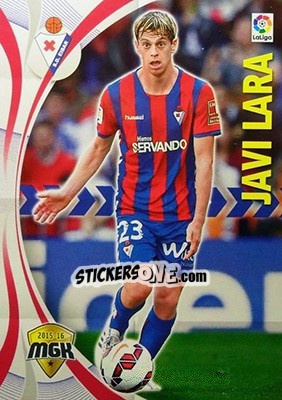 Sticker Javi Lara - Liga BBVA 2015-2016. Megacracks - Panini