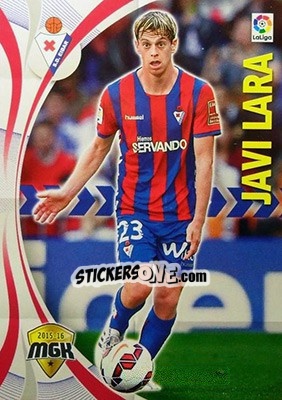 Sticker Javi Lara - Liga BBVA 2015-2016. Megacracks n. 176 - Panini