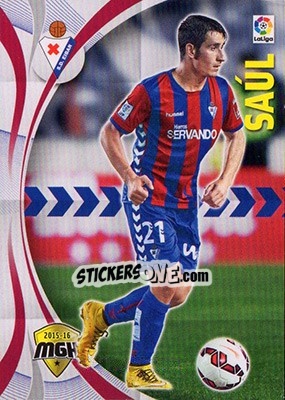 Sticker Saúl - Liga BBVA 2015-2016. Megacracks n. 178 - Panini