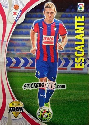 Cromo Escalante - Liga BBVA 2015-2016. Megacracks - Panini