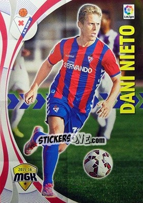 Sticker Dani Nieto - Liga BBVA 2015-2016. Megacracks - Panini