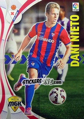 Cromo Dani Nieto - Liga BBVA 2015-2016. Megacracks - Panini