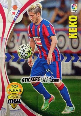 Cromo Keko - Liga BBVA 2015-2016. Megacracks - Panini