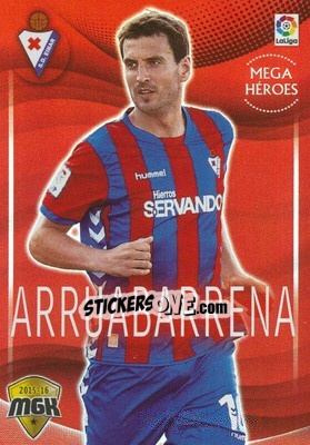 Sticker Arruabarrena - Liga BBVA 2015-2016. Megacracks n. 187 - Panini