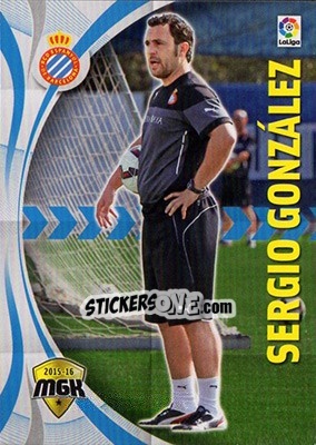 Figurina Sergio González - Liga BBVA 2015-2016. Megacracks - Panini