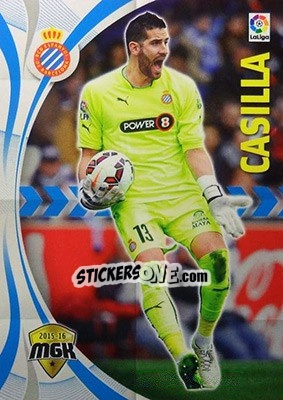 Figurina Casilla - Liga BBVA 2015-2016. Megacracks n. 192 - Panini