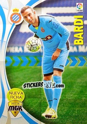 Sticker Bardi - Liga BBVA 2015-2016. Megacracks - Panini