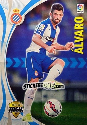 Cromo Álvaro - Liga BBVA 2015-2016. Megacracks - Panini