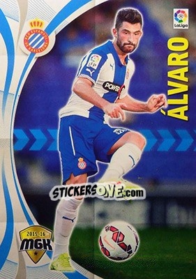 Sticker Álvaro - Liga BBVA 2015-2016. Megacracks - Panini