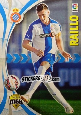 Sticker Raillo - Liga BBVA 2015-2016. Megacracks - Panini