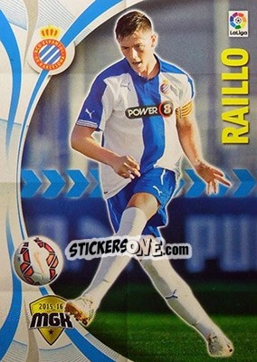 Sticker Raillo - Liga BBVA 2015-2016. Megacracks n. 197 - Panini