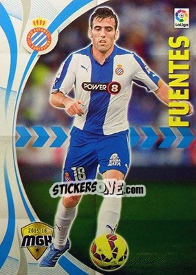 Sticker Fuentes - Liga BBVA 2015-2016. Megacracks - Panini