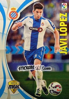 Sticker Javi López - Liga BBVA 2015-2016. Megacracks - Panini