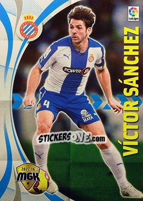 Figurina Víctor Sánchez - Liga BBVA 2015-2016. Megacracks - Panini