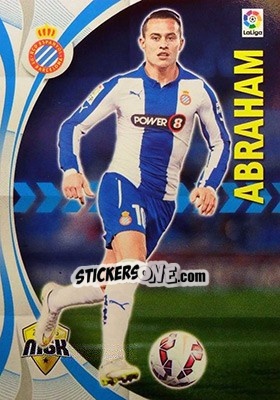 Sticker Abraham - Liga BBVA 2015-2016. Megacracks - Panini