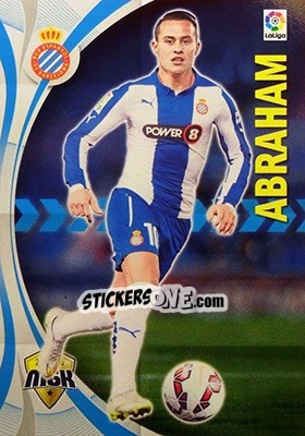 Figurina Abraham - Liga BBVA 2015-2016. Megacracks - Panini